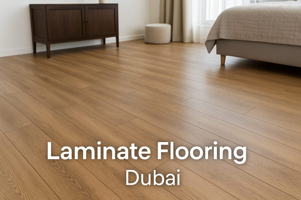 Elegant laminate flooring in a Dubai home interior